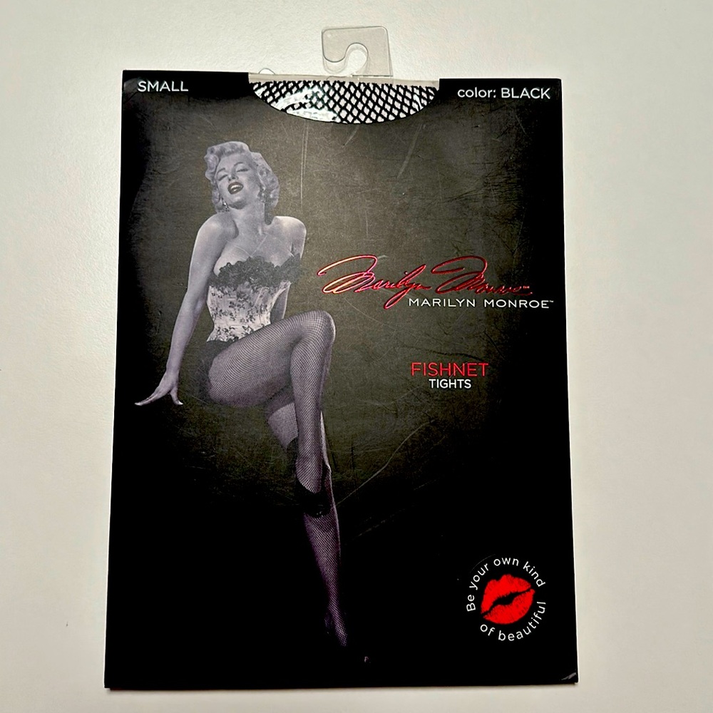 Small Black Fishnet tights Marilyn Monroe